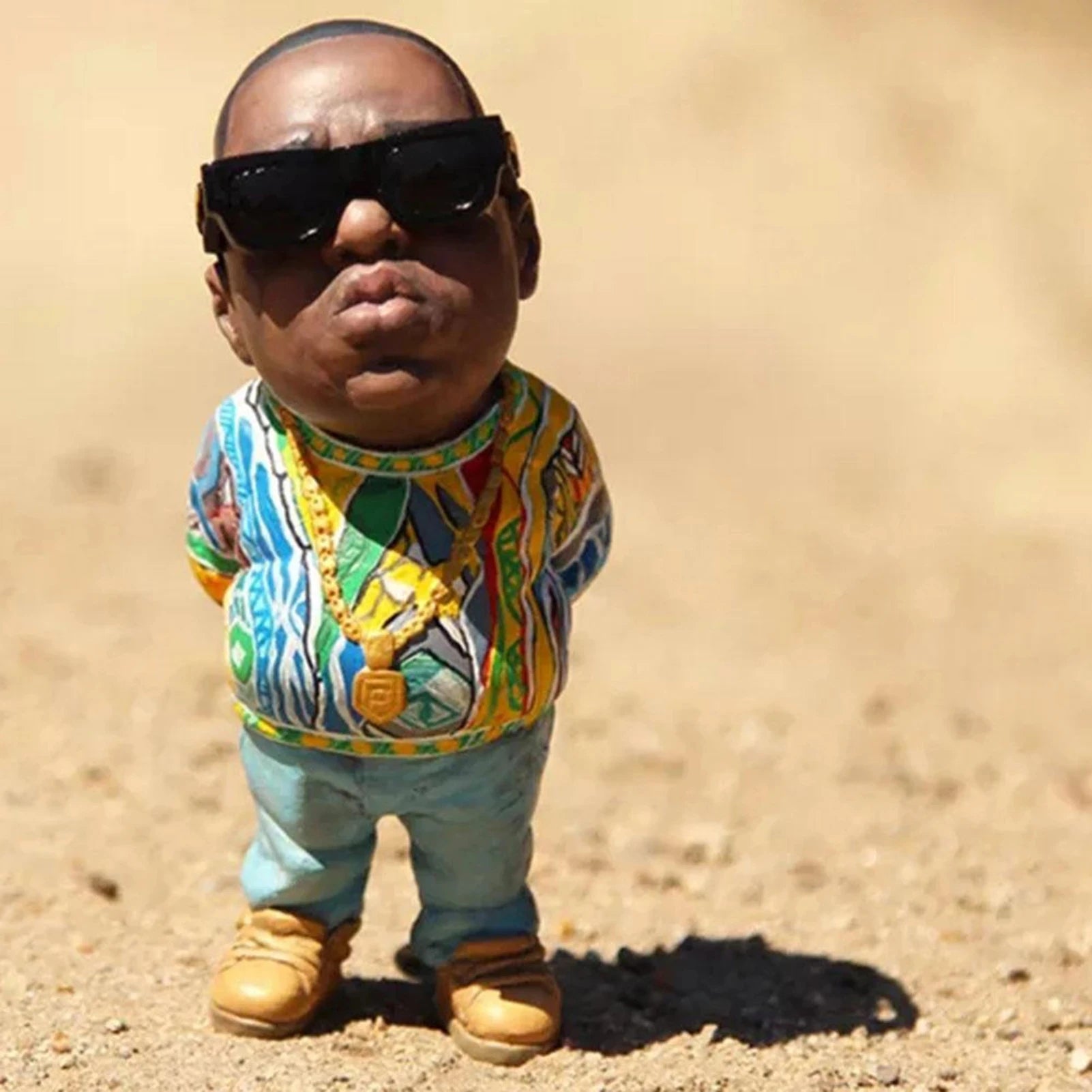 Hip Hop Legend Commemorative Resin Ornaments Tupac and Biggie statue Memorial Statue Crafts Characters Sculpture Home Decoration