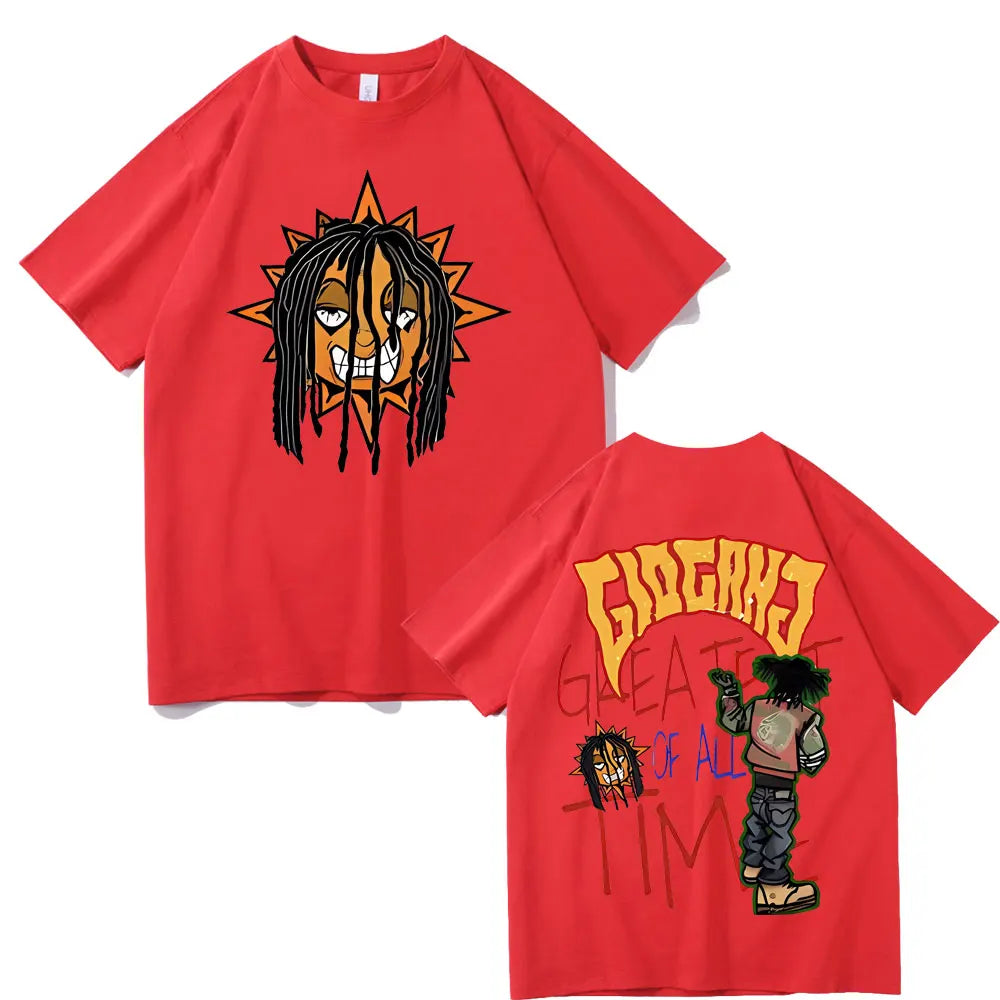 Rapper Chief Keef T-shirt Men Women Fashion Hip Hop T Shirt Oversized Short Sleeve Men's Casual Pure Cotton T-shirts Streetwear