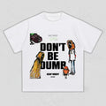 ASAP Rocky Don't Be Dumb album graphics 100%cotton men's shirt Summer O-neck Women's Y2k Hip Hop Short Sleeve Tshirt fan gift