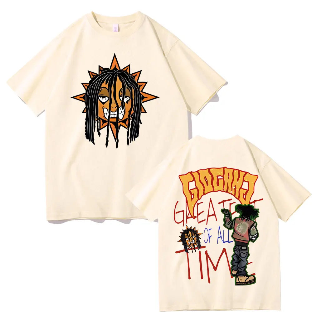 Rapper Chief Keef T-shirt Men Women Fashion Hip Hop T Shirt Oversized Short Sleeve Men's Casual Pure Cotton T-shirts Streetwear