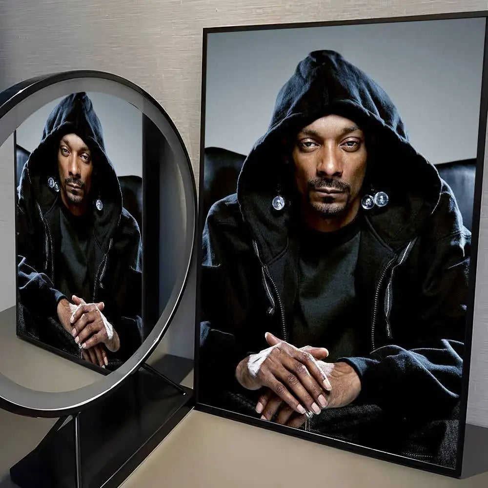 Rapper S-Snoop D-Dogg Poster HD Home Decor Sticky Wall Waterproof Home Living Room Bar Aesthetic Decor