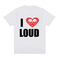 Chief Keef I Love Loud Same Style T Shirt Women's Fashion Hip Hop Short Sleeve T-shirt Oversized Tshirts Streetwear Unisex 61766