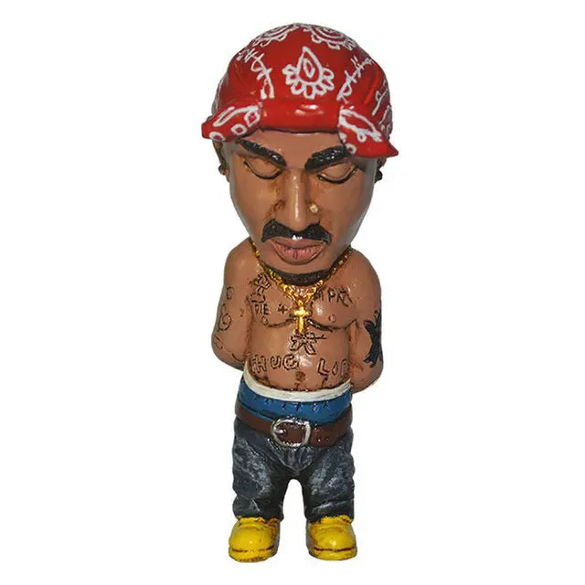 Hip Hop Legend Commemorative Resin Ornaments Tupac and Biggie statue Memorial Statue Crafts Characters Sculpture Home Decoration
