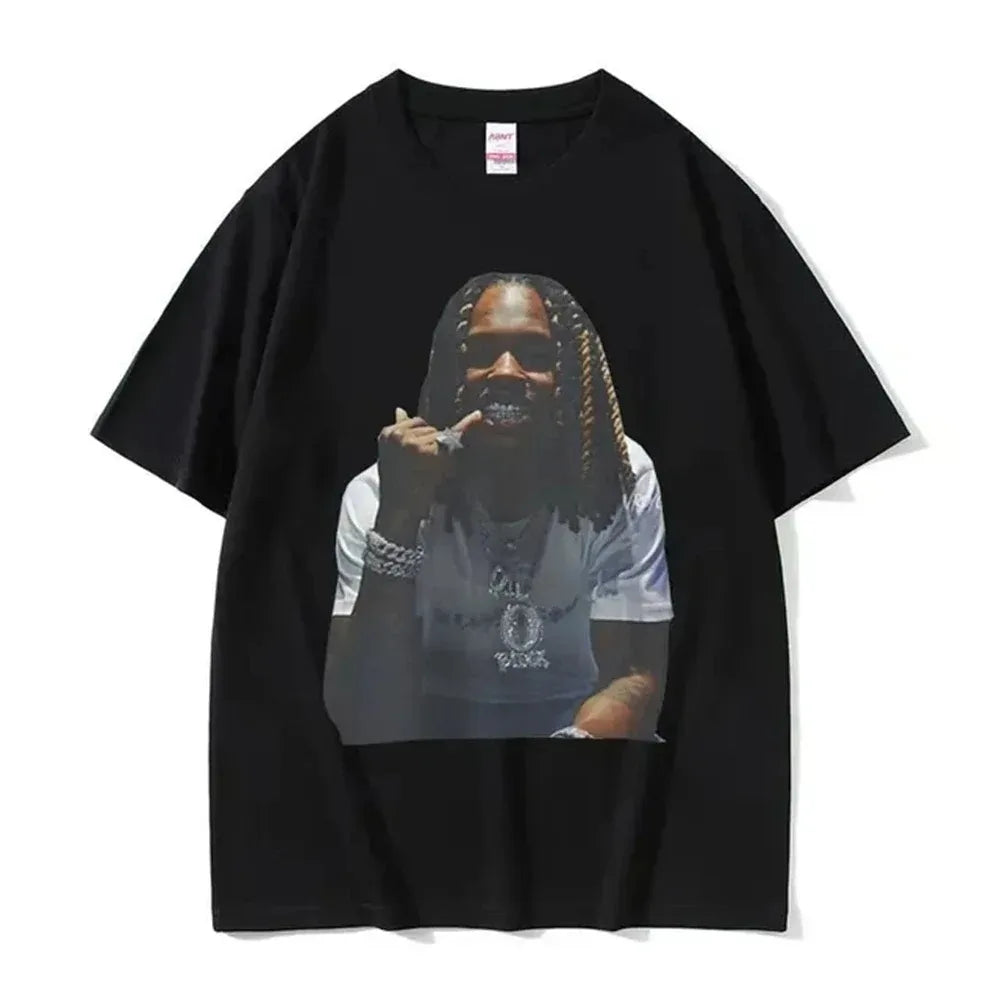 2026 Rapper K-King Von Graphic T Shirt Men's Hip Hop Gothic Fashion Short Sleeve T-shirts Oversized T-shirt Streetwear