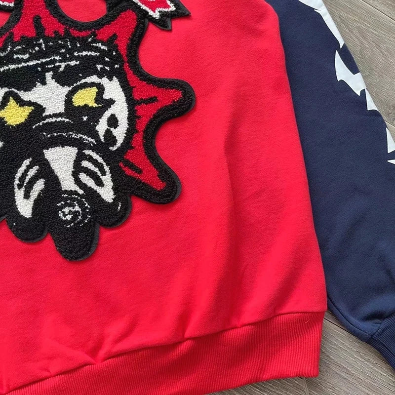 Glo Gang Style Full-Zip Mask Hoodie – Sun Horns Edition