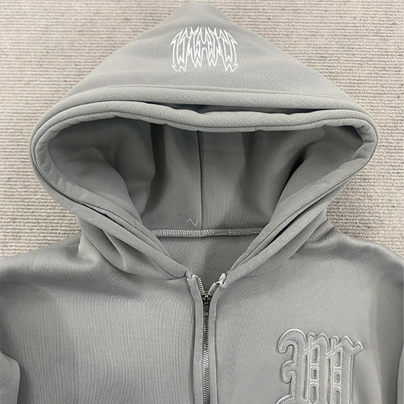 Vintage Grey Sun-Faded Set – Heavyweight Streetwear Co-ord