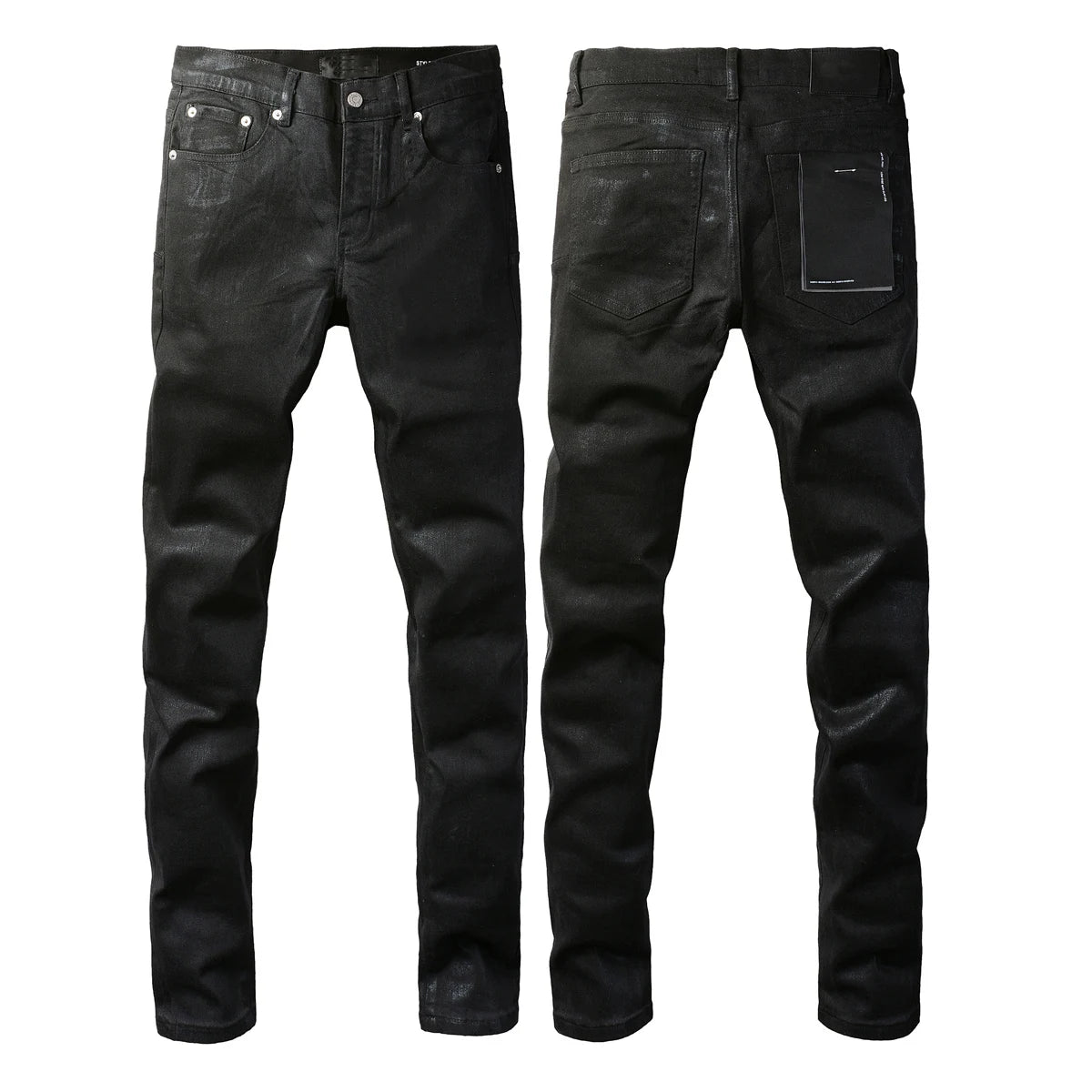 2025 American Jean Print Pants 9089 Style High Waist Loose Fit Straight Leg Blue Jeans Women's Fashion Casual Trousers