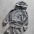 Vintage Grey Sun-Faded Set – Heavyweight Streetwear Co-ord