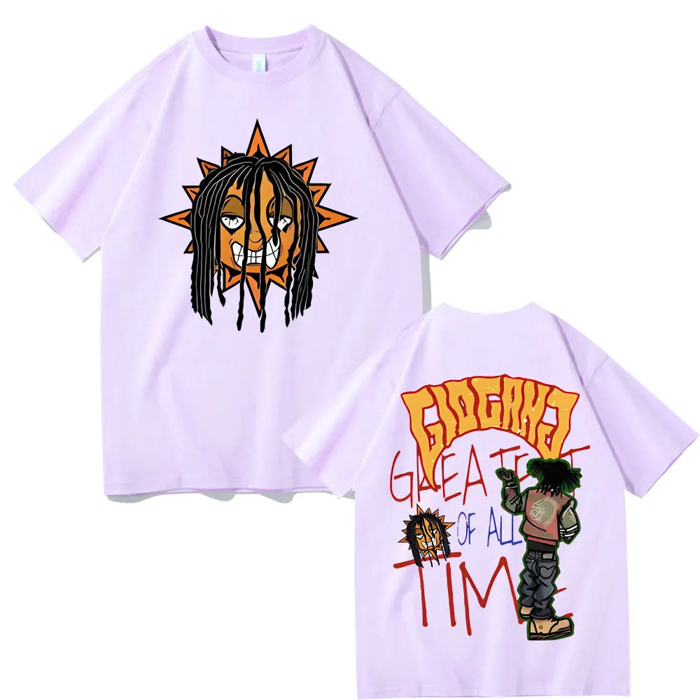 Rapper Chief Keef T-shirt Men Women Fashion Hip Hop T Shirt Oversized Short Sleeve Men's Casual Pure Cotton T-shirts Streetwear
