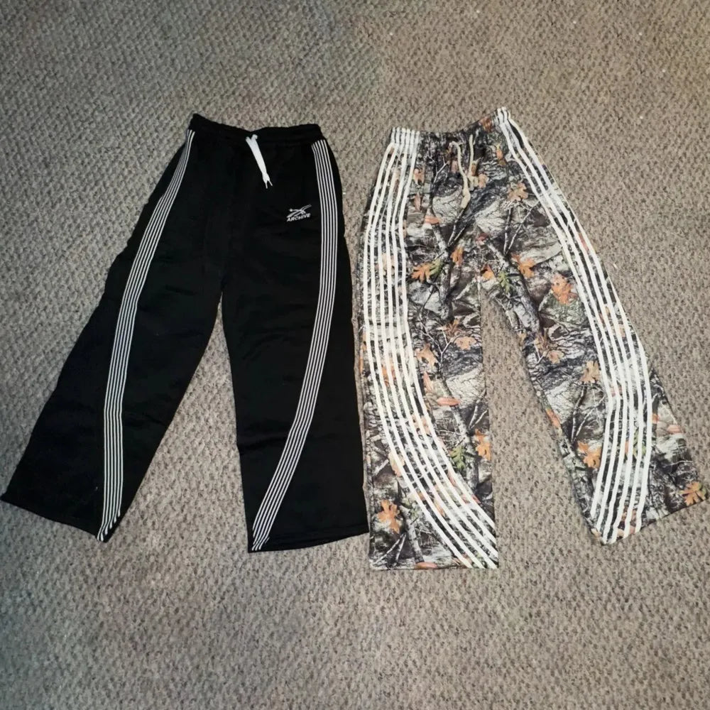 Real Tree Camo Track Pants – Side Stripe Streetwear Edition