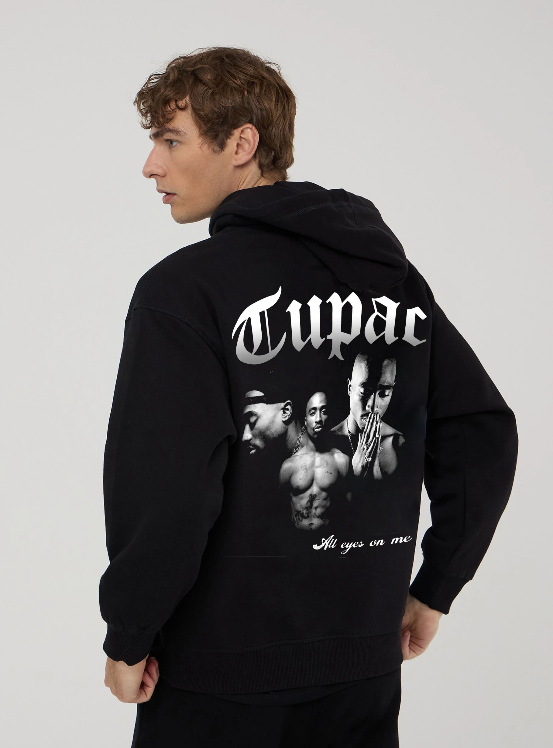 Tupac Sweater Tupac Oversized Hoodie Tupac Hoodies Men Women Thick Fleece Warm Clothing Pullover Long Sleeves Loose Sweatshirt