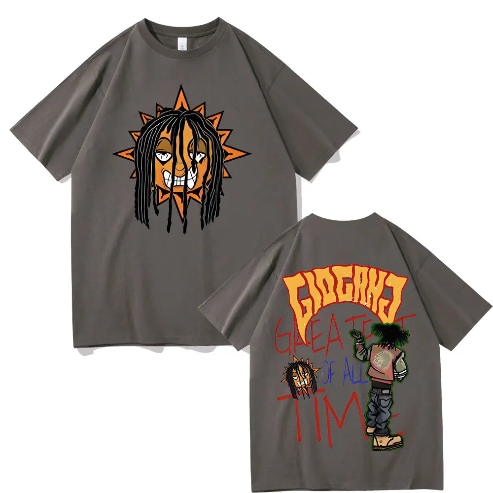 Rapper Chief Keef T-shirt Men Women Fashion Hip Hop T Shirt Oversized Short Sleeve Men's Casual Pure Cotton T-shirts Streetwear