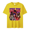 Rapper K-King Von Vintage Graphic T-Shirt Men's Hip Hop High Quality Fashion T-shirts Casual Cotton Oversized T Shirt Streetwear