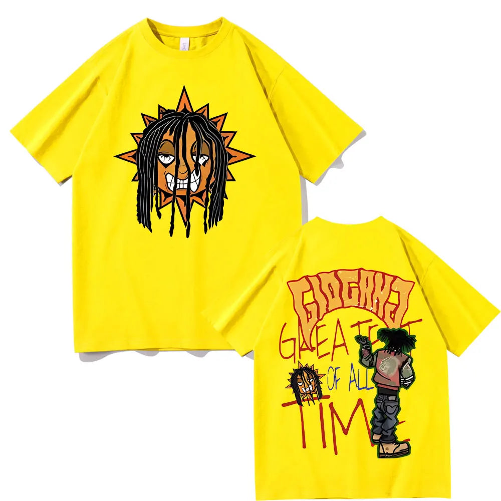 Rapper Chief Keef T-shirt Men Women Fashion Hip Hop T Shirt Oversized Short Sleeve Men's Casual Pure Cotton T-shirts Streetwear