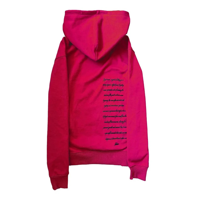 Love Me, Desire Me" Script Hoodie – Minimalist Aesthetic (Various Colors)