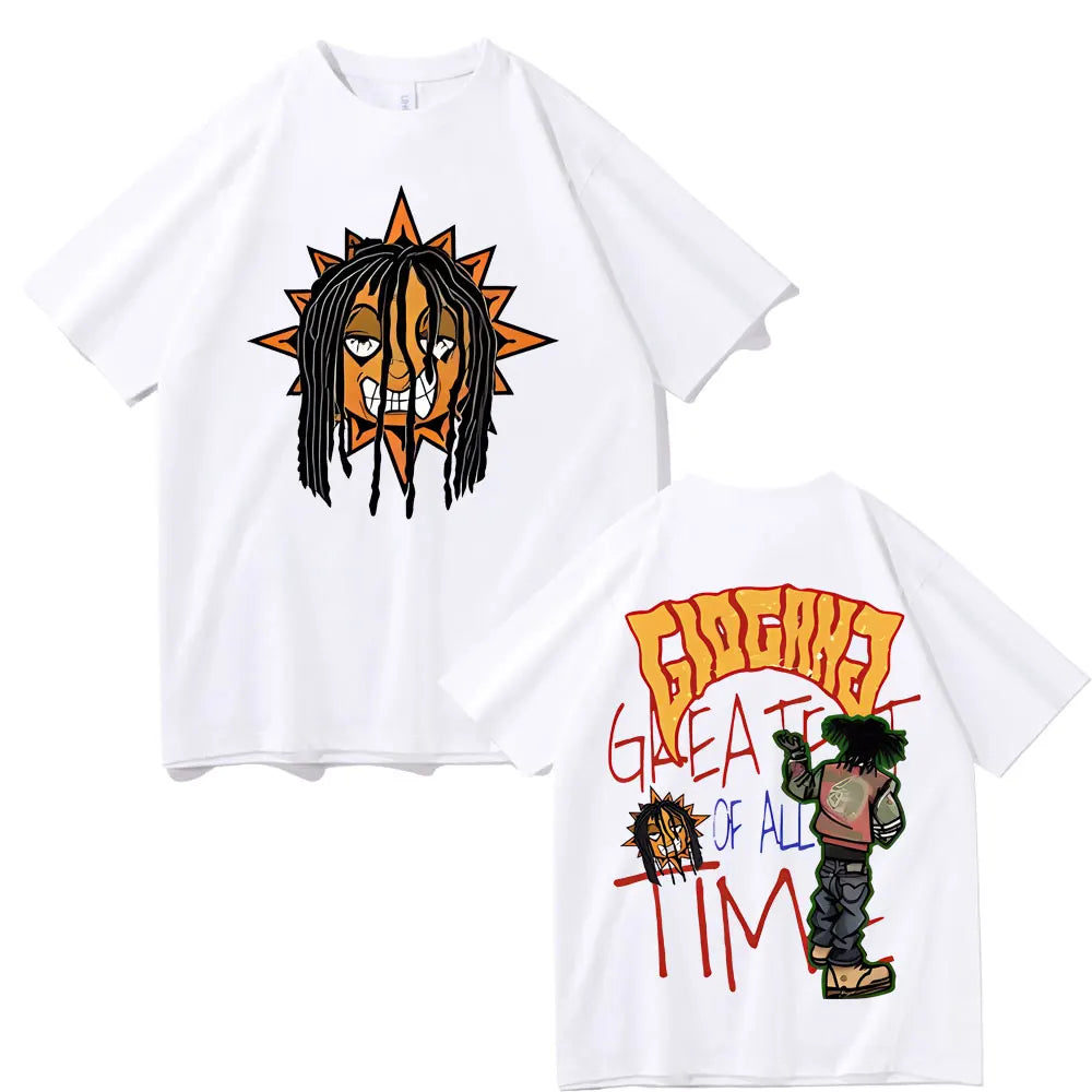 Rapper Chief Keef T-shirt Men Women Fashion Hip Hop T Shirt Oversized Short Sleeve Men's Casual Pure Cotton T-shirts Streetwear