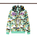 Glo Gang Eroded Glo Thermal embroidery printing Hoodie Men Women High Quality Oversized black full zip Hooded
