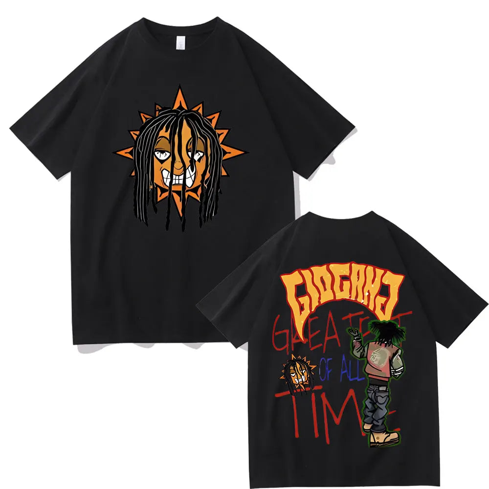 Rapper Chief Keef T-shirt Men Women Fashion Hip Hop T Shirt Oversized Short Sleeve Men's Casual Pure Cotton T-shirts Streetwear