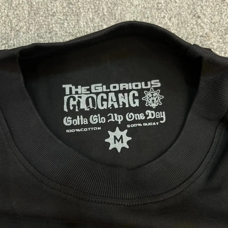 Glo Gang Casual Men's T-Shirt 100% Cotton Comfort Fit Streetwear Fashion Top