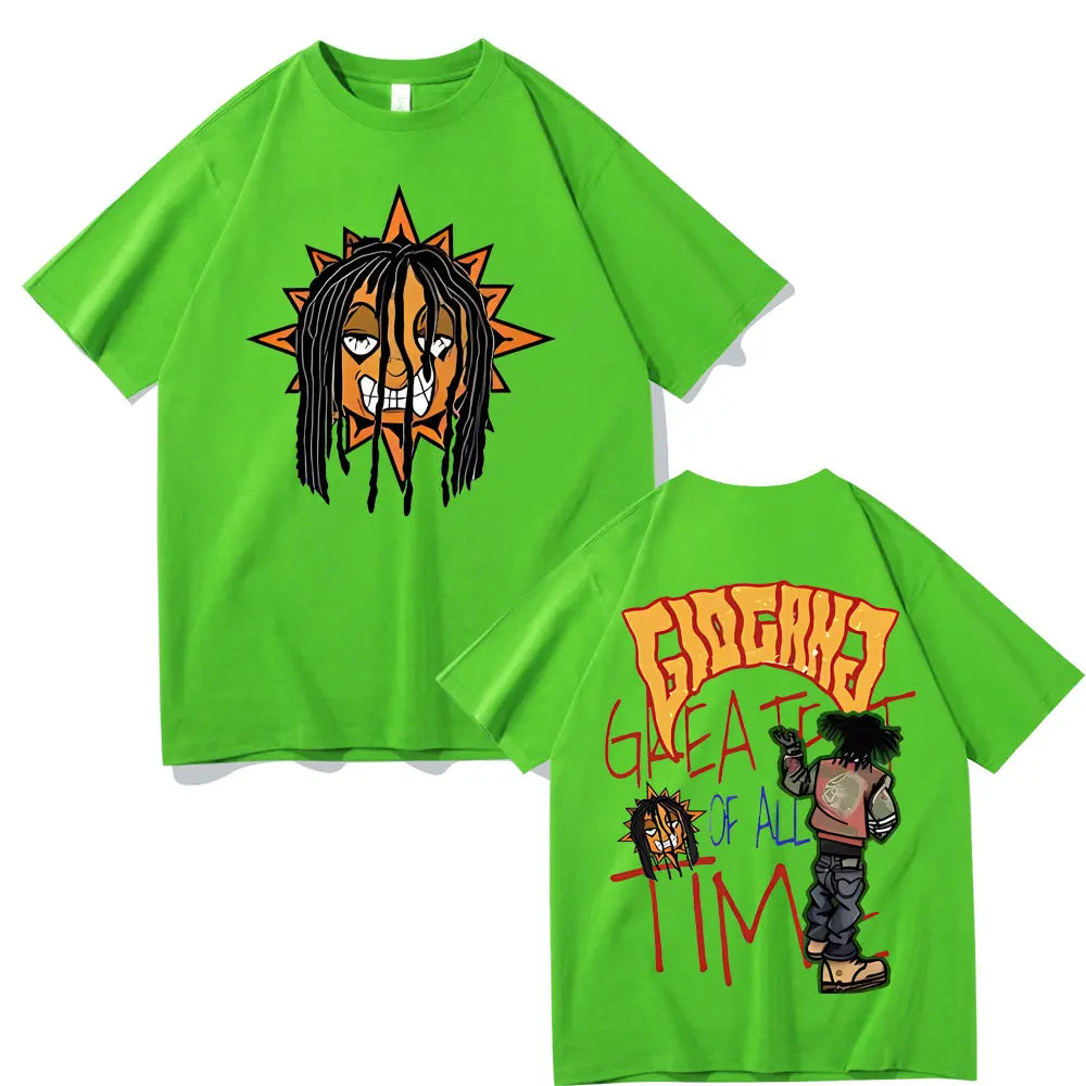 Rapper Chief Keef T-shirt Men Women Fashion Hip Hop T Shirt Oversized Short Sleeve Men's Casual Pure Cotton T-shirts Streetwear
