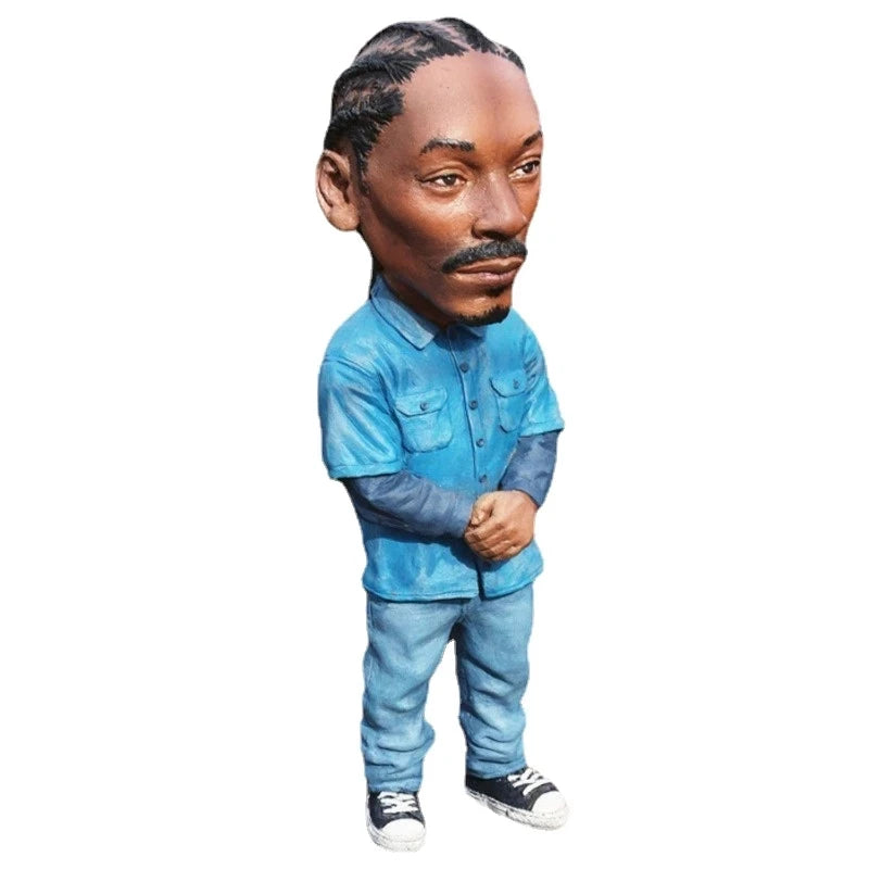 Hip Hop Legend Commemorative Resin Ornaments Tupac and Biggie statue Memorial Statue Crafts Characters Sculpture Home Decoration
