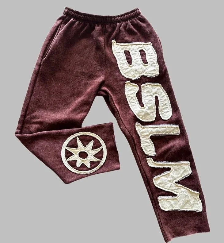 Streetwear Baggy Pants "BSLM" – Edición Edición Limitada