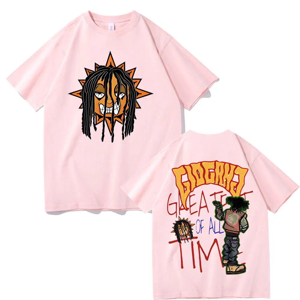 Rapper Chief Keef T-shirt Men Women Fashion Hip Hop T Shirt Oversized Short Sleeve Men's Casual Pure Cotton T-shirts Streetwear