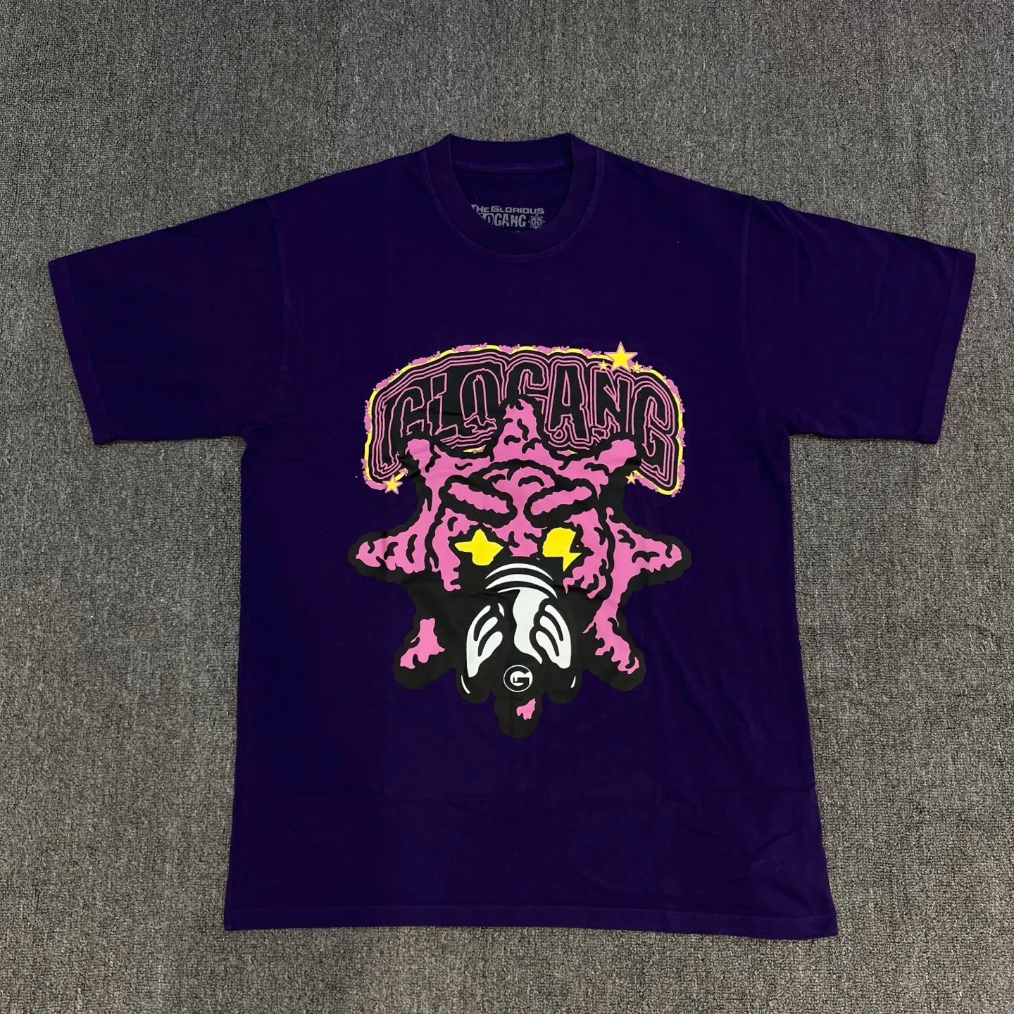 Glo Gang Casual Men's T-Shirt 100% Cotton Comfort Fit Streetwear Fashion Top