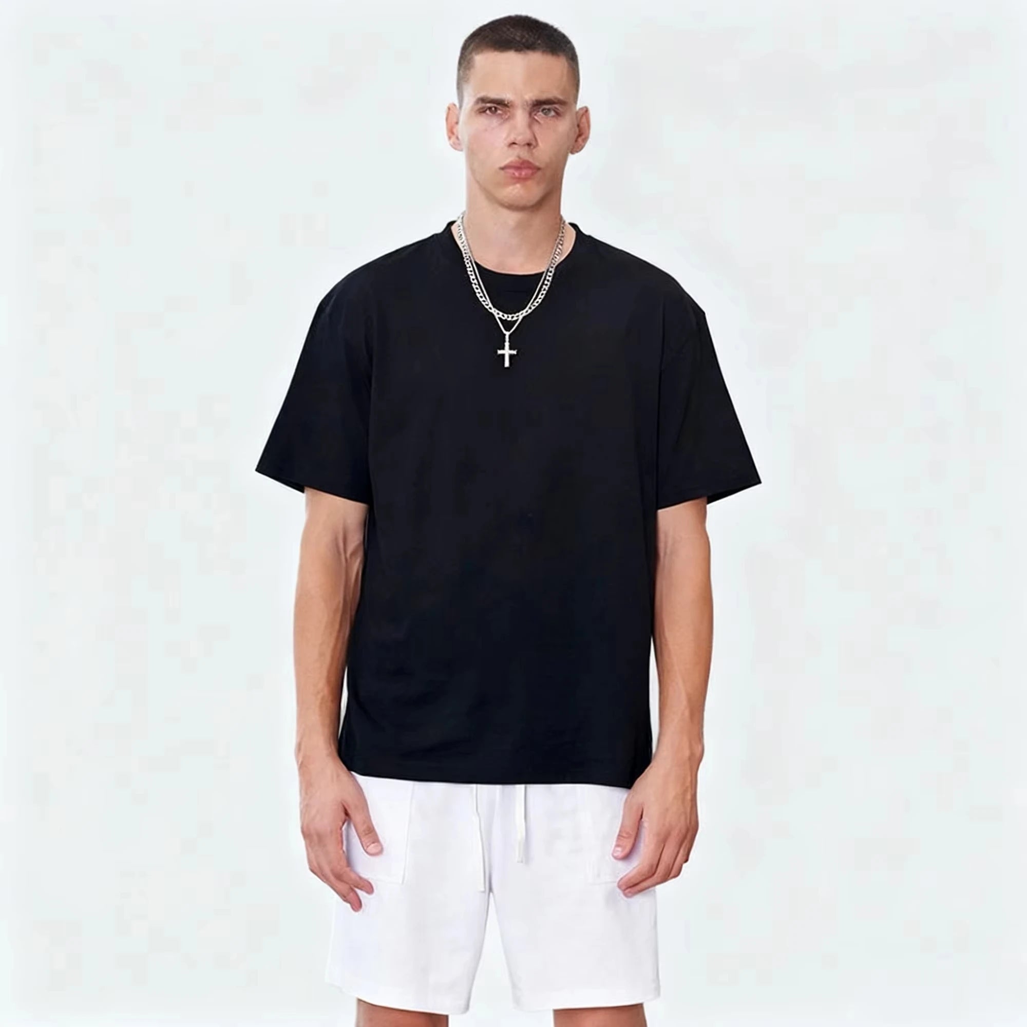 ASAP Rocky Don't Be Dumb album 100%cotton men's light beige shirt Summer O-neck Women's Y2k Hip Hop Short Sleeve Tshirt fan gift