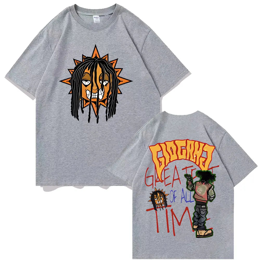 Rapper Chief Keef T-shirt Men Women Fashion Hip Hop T Shirt Oversized Short Sleeve Men's Casual Pure Cotton T-shirts Streetwear